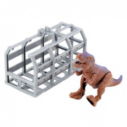 Set Truck Helicopter Cage With Dinosaur World Sounds Green