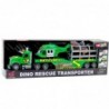 Set Truck Helicopter Cage With Dinosaur World Sounds Green