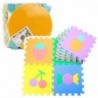 Soft Puzzle Mat Educational EVA Foam Fruits Sweets Colorful 16 pcs.