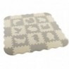 Soft Puzzle Educational Mat Playpen EVA Foam Beige Gray 25 pcs.