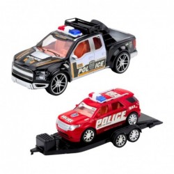 Off-Road Police Car Set with Tow Truck and Patrol Car