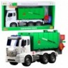 Large Garbage Truck Lifting Function 2 Bins Lights Sounds Green 1:10