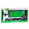 Large Garbage Truck Lifting Function 2 Bins Lights Sounds Green 1:10