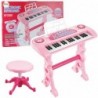 Electronic Piano for Children with Microphone 37 Keys Pink