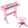 Electronic Piano for Children with Microphone 37 Keys Pink