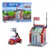 Construction Bricks Base Fire Department Garage 203-210 pcs.