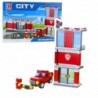 Construction Bricks Base Fire Department Garage 203-210 pcs.
