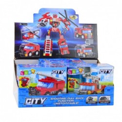 Construction Bricks Vehicle Truck Fire Truck 44-46 pcs.