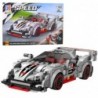 Construction Blocks Sports Car Robot 2in1 Gray 363 pcs.