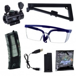 MK7 Water Pellet Rifle Battery Operated Sight Glasses Pellets