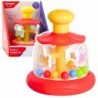 Interactive Spinning Top Carousel with Balls for Toddlers Red