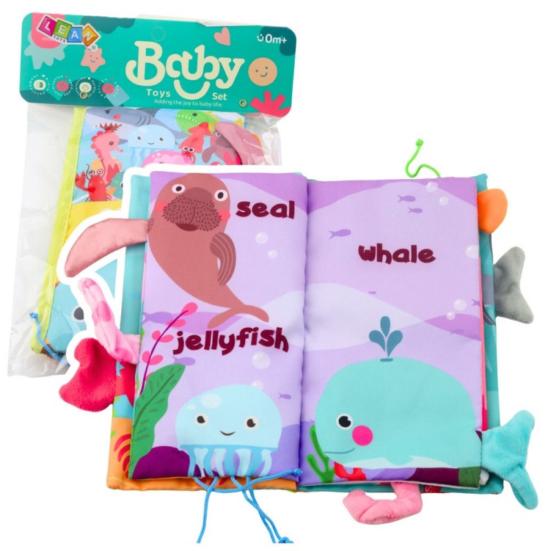 Soft Sensory Book Sea Animals Rustling Squeaker