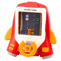 Driving Simulator for Kids Rocket Steering Wheel Sounds Red