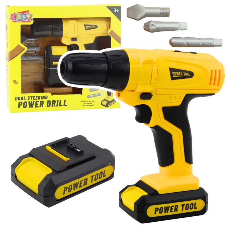 Toy Cordless Drill Driver for Children with Interchangeable Bits