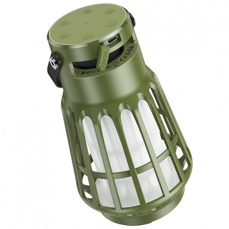 Bezvadu skaļrunis Hoco  Bluetooth speaker LED 10W 5h Hoco BS61 green 