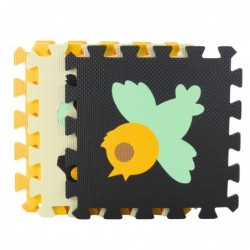 Soft Puzzle Educational Mat EVA Foam Animals Brown 16 pcs.