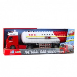 Tanker Truck Pumping Water Lights Sounds White and Red