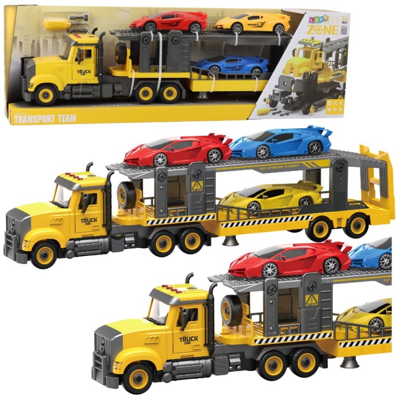 Lora Truck Tow Truck Turning Lights Sounds Cars Screwdriver