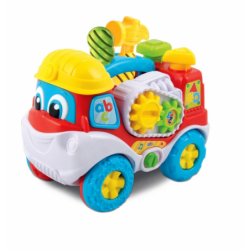 Interactive Truck “Eugenius the Road Genius” with Screwdriver and Hammer Polish Language Clementoni 50110