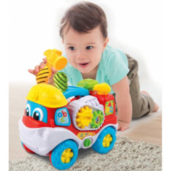Interactive Truck “Eugenius the Road Genius” with Screwdriver and Hammer Polish Language Clementoni 50110