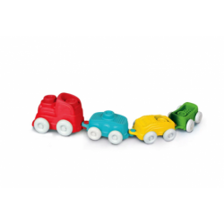 Clemmy Sensory Color Train Locomotive, Wagons & Soft Blocks Clementoni 17961