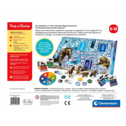 Board Game Quiz Dinosaurs & Prehistory Ice Age Edition Polish Language Clementoni 50804