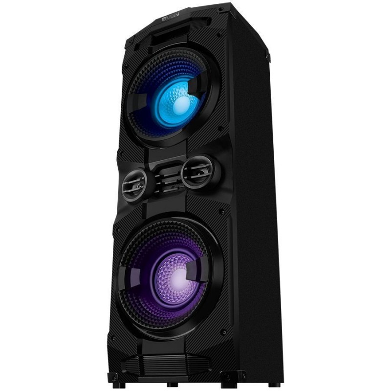 Bezvadu skaļrunis Sven  Speaker SVEN PS-1500, black (500W, Bluetooth, FM, USB, LED-display, AC power) 