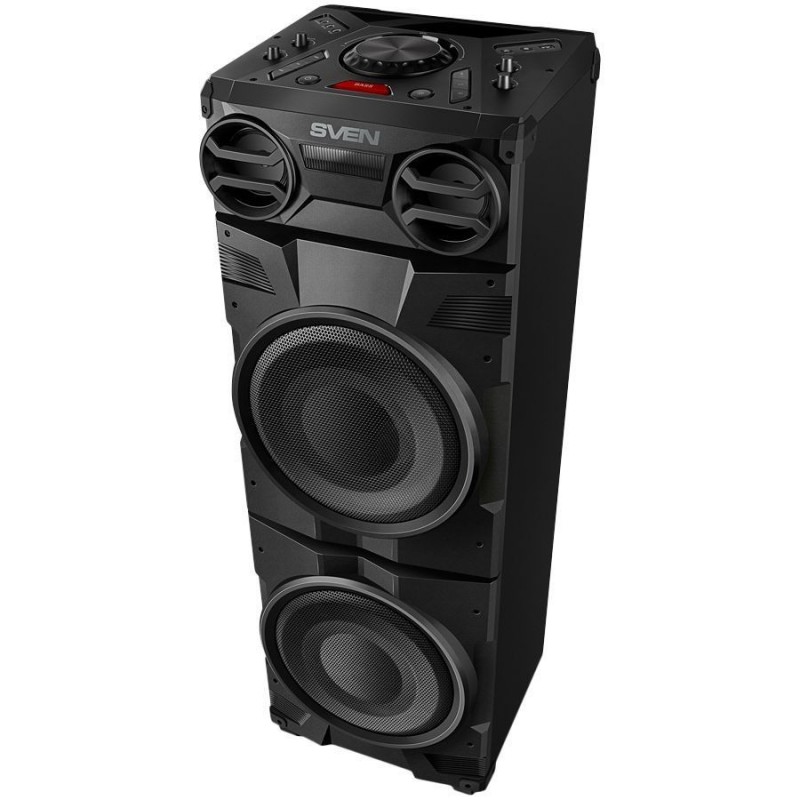 Bezvadu skaļrunis Sven  Speaker SVEN PS-1900, black (1000W, TWS, Bluetooth, FM, USB, LED-display, AC power) 