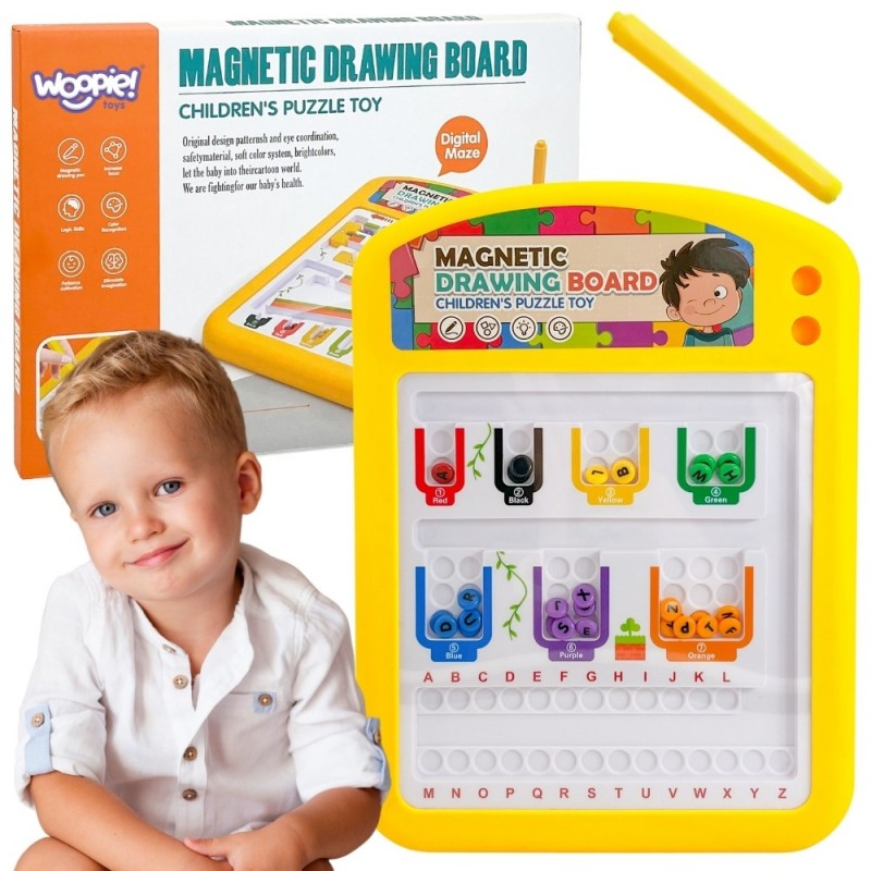 WOOPIE Tablica Magnetyczna Montessori Do Rysowania