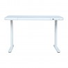 Desk ERGO FIT with 1 motor 122x62xH73,5-118cm, white