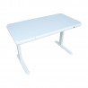 Desk ERGO FIT with 1 motor 122x62xH73,5-118cm, white