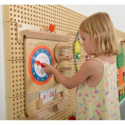 MASTERKIDZ Nauka O Czasie Czytanie Godziny - Tablica Edukacyjna