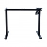 Table leg ERGO FIT with 1 motor, black