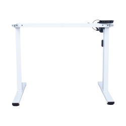 Table leg ERGO FIT with 1 motor, white