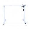 Table leg ERGO FIT with 1 motor, white