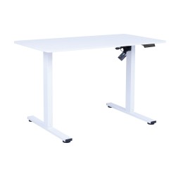 Desk ERGO FIT with 1 motor 120x60xH71,5-116cm, white