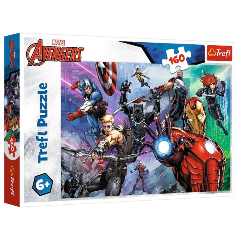 Marvel Puzzle 160 pcs. Always ready heroes Trefl 15424
