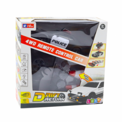 Drift Sports Car Interchangeable Wheels Remote Controlled RC 4WD Police