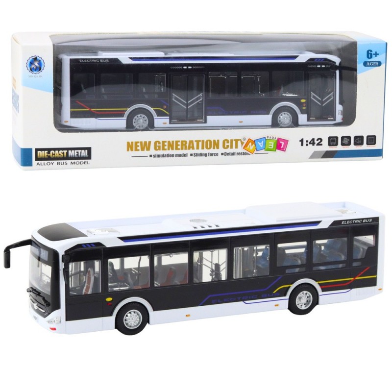 METAL CITY BUS WHITE