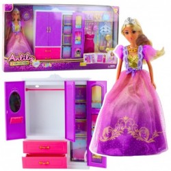 Anlily Doll Wardrobe With...