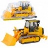 Crawler Bulldozer Construction Vehicle Movable Bucket Yellow