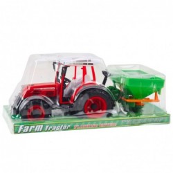 Farmer's Tractor with Seeder Red
