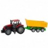 Agricultural Farm Tractor With Yellow Trailer Red 46cm