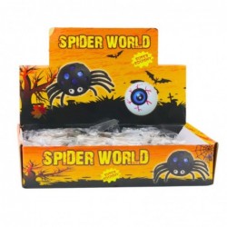 Spider Anti-Stress Squishy Toy with Gel Balls Black