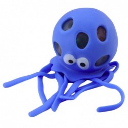 Octopus Anti-Stress Sensory Squishy with Gel Balls Mix