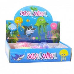 Octopus Anti-Stress Sensory Squishy with Gel Balls Mix