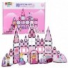 Magnetic Windows Blocks for Girls Pink 50 pcs.