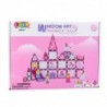 Magnetic Windows Blocks for Girls Pink 50 pcs.