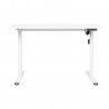 Töölaud ERGO LIGHT 1-mootoriga 120x60xH72,5-117,5cm, valge