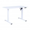 Desk ERGO FIT with 1 motor 120x60xH71,5-116cm, white